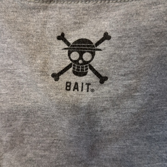 BAIT X ONE PIECE MEN BAIT LOGO FT LUFFY TEE Gray One Piece Graphic T-Shi… - Picture 5 of 6